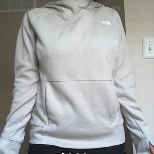 The North face cream hoodie